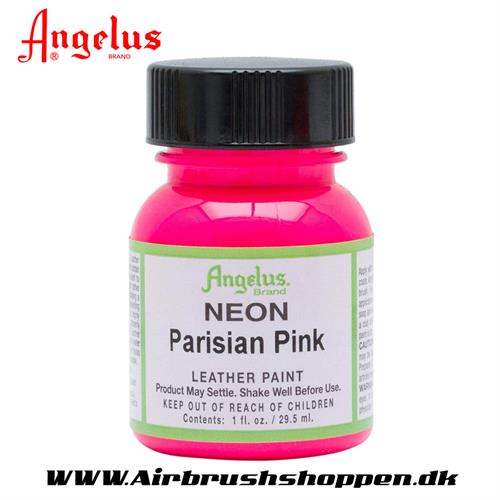 Parisian Pink - Pink Neon ANGELUS LEATHER PAINT 29,5 ML,  123  